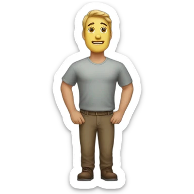 a tall giant sticker