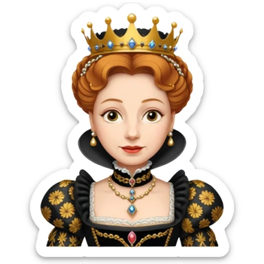 queen elizabeth 1 sticker