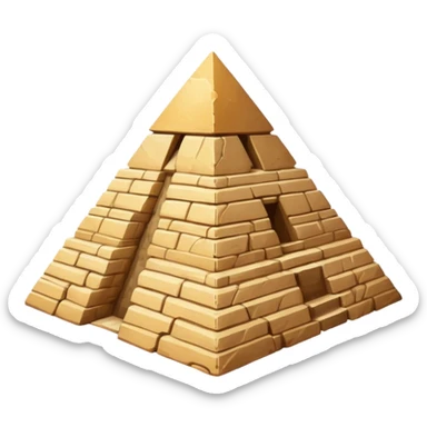 Pyramide sticker