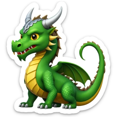 Dragón vikingo sticker