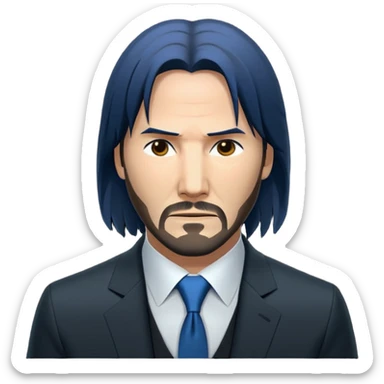 John wick emoji 100x100 pixel Up to 127 KB in size sticker
