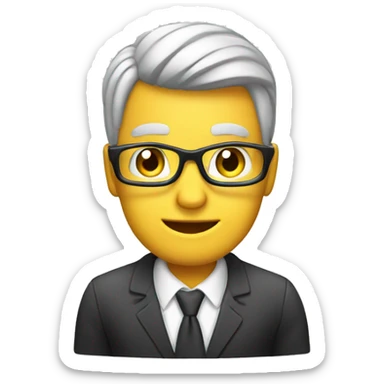 salesperson on phon sticker