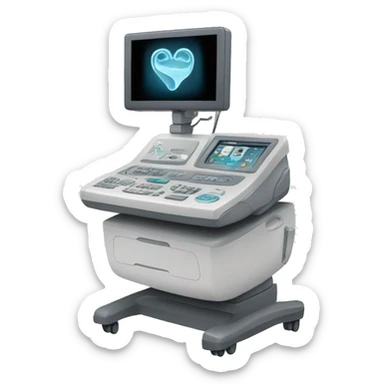 ultrasound machine sticker