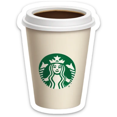 starbucks coffee cup sticker