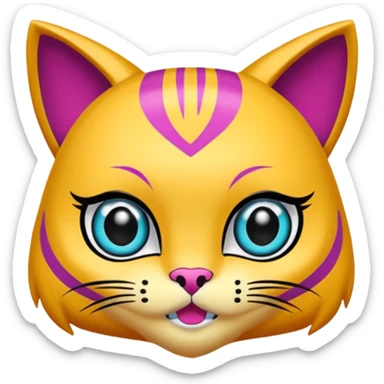 Monster high Cleo de nill cat animal sticker