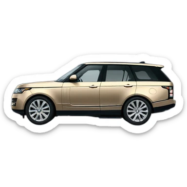 range rover  sticker