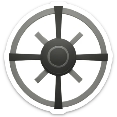 Video game crosshair sticker