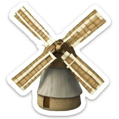 Make a windmill that says “moolenaar” on it sticker