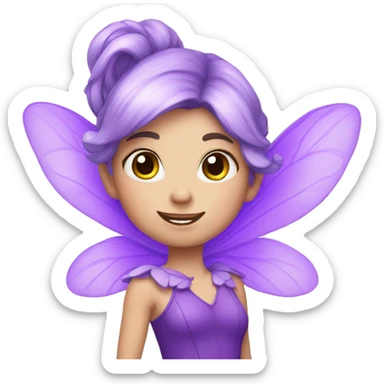 fairy violet sticker