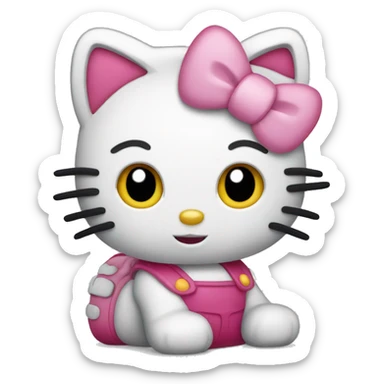 Hello kitty sticker