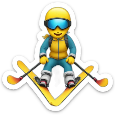 Ski sticker