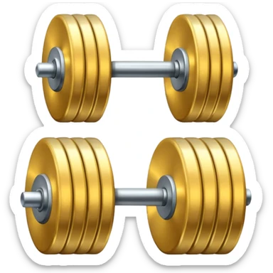 weights gym sticker