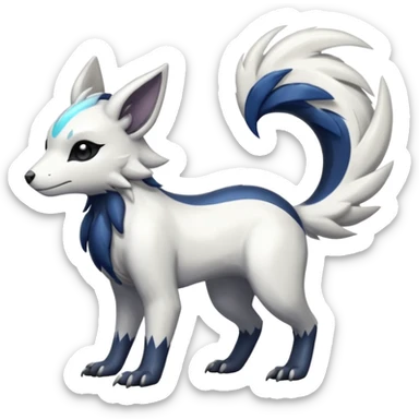 Shiny Linoone-Absol-Trico-Hybrid (Full body) sticker