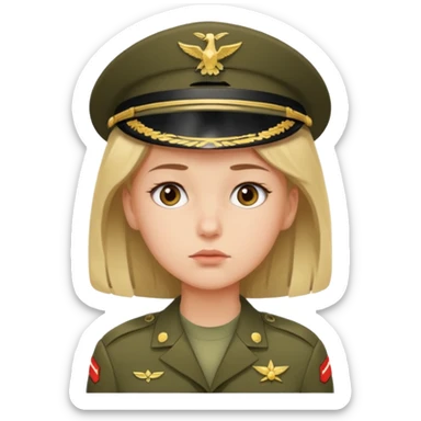the girl thinks about the guy who is in the army sticker