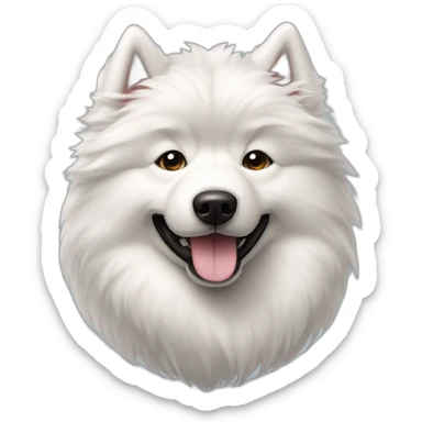 Samoyedo wnfadsdo sticker