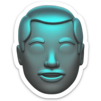 Juicy booty neon sign style man attractive  sticker