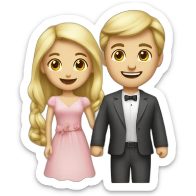 verliebtes Paar sticker