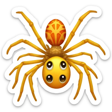 Sunshine spider sticker
