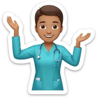 dentist dancing sticker