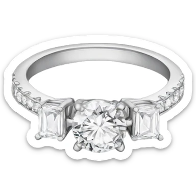 Engagement ring sticker