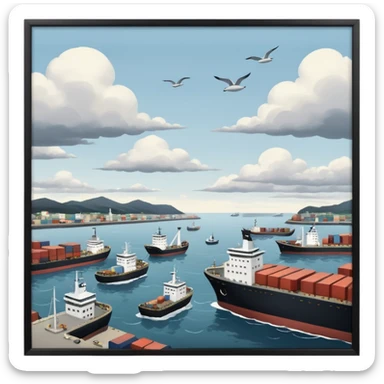 Sea Port sticker