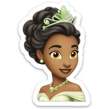 Princesse tiana sticker