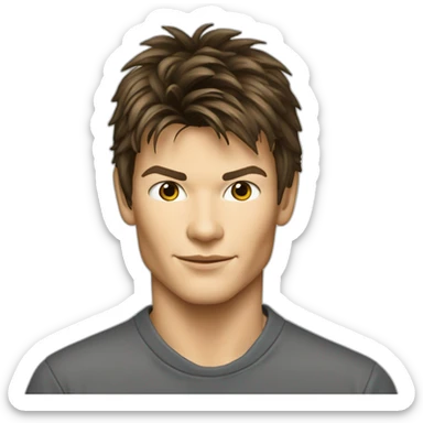 Young Morten harket sticker