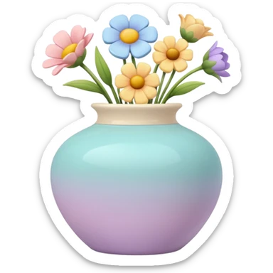 cute aesthetic ceramics sticker