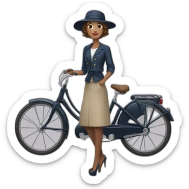Une parisienne  sticker