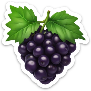 Blackberry with leaf sticker