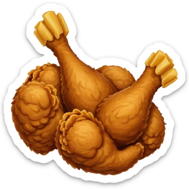 fried chicken sticker