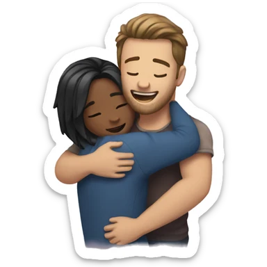 Hug sticker