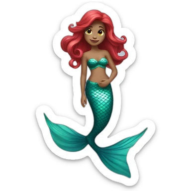 little-mermaid sticker