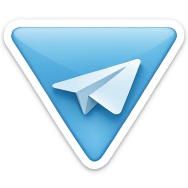 the Telegram logo sticker