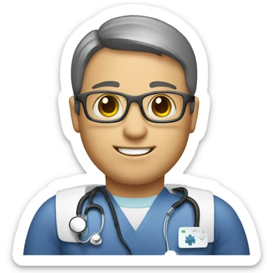 ai healthcare chat sticker
