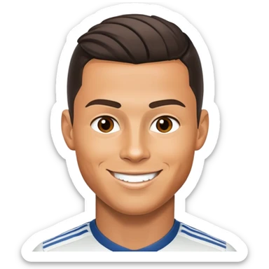 Cristiano qui rie sticker