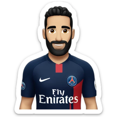 Adil Rami maillot psg sticker