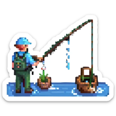 fisherman sticker