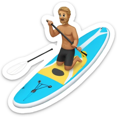 Bryn Taunton paddle boarding sticker