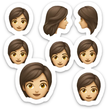 Mujer hermosa que lleva vestimenta moderna en moto sticker