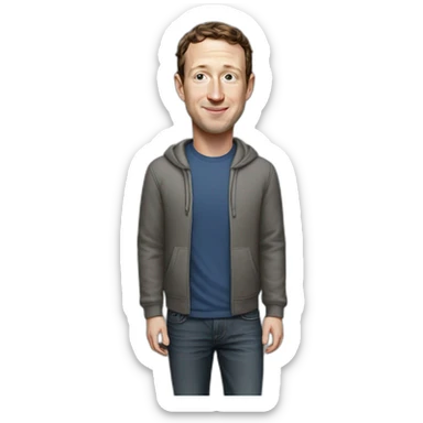 mark zuckerburg sticker