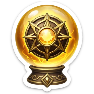 Alchemy Orb currency from Path of Exile 2 sticker