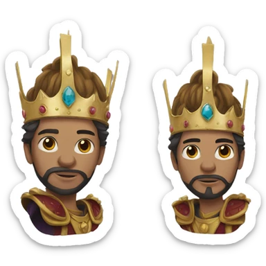 king of the crowl  sticker