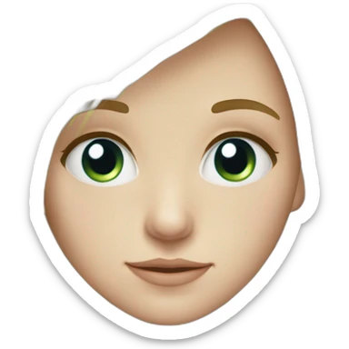 Russian youngster. Blond hair and grey, blue and green eyes sticker