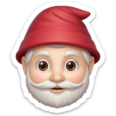 gnome big eyes sticker