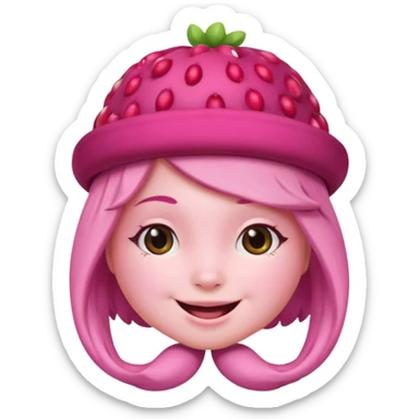 Cute berry female sticker