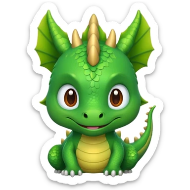 cute dragon emoji sticker