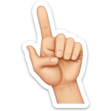 fais moi un double pouce en mode doigt dhonneur sticker