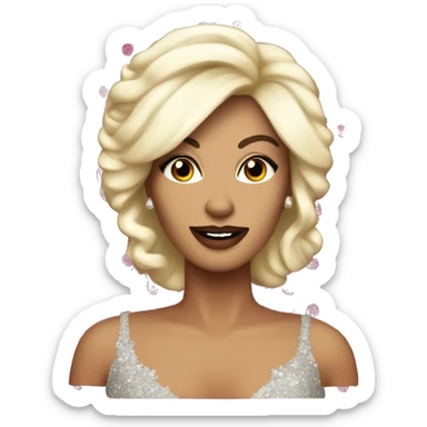 A drag queen named Miss Anne Thropic sticker