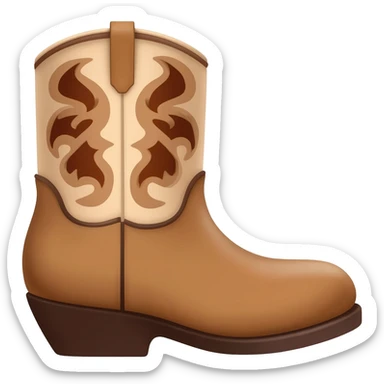 Cowboy boots sticker